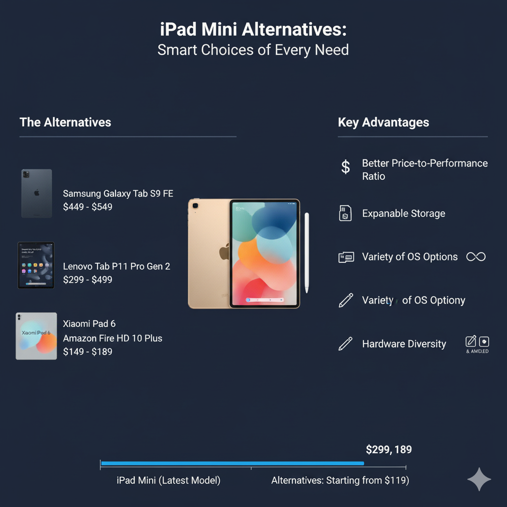 Best iPad Mini Alternatives in 2025 – Reviews, Prices, and Comparisons
